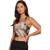 imageRBX Active Womens Bra Top Athletic Yoga Crop Tank Top with Built in Shelf BraMoody Marble