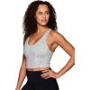 imageRBX Active Womens Bra Top Athletic Yoga Crop Tank Top with Built in Shelf BraNeutral Snakeskin