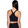 imageRBX Active Womens Bra Top Athletic Yoga Crop Tank Top with Built in Shelf BraSolid Black