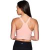imageRBX Active Womens Bra Top Athletic Yoga Crop Tank Top with Built in Shelf BraSolid Blush Pink