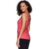 imageRBX Active Womens Bra Top Ventilated Gym Yoga Running Tank Top with Shelf BraStrappy Hot Pink