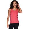 imageRBX Active Womens Bra Top Ventilated Gym Yoga Running Tank Top with Shelf BraStrappy Hot Pink