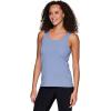imageRBX Active Womens Bra Top Ventilated Gym Yoga Running Tank Top with Shelf BraStrappy Periwinkle