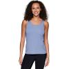 imageRBX Active Womens Bra Top Ventilated Gym Yoga Running Tank Top with Shelf BraStrappy Periwinkle