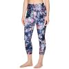 imageRBX Active Womens Capris Leggings Yoga Athletic Workout Cropped LeggingsBotanical Multi
