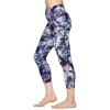 imageRBX Active Womens Capris Leggings Yoga Athletic Workout Cropped LeggingsBotanical Multi