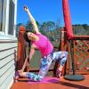 imageRBX Active Womens Capris Leggings Yoga Athletic Workout Cropped LeggingsFloral Riot