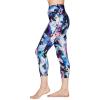 imageRBX Active Womens Capris Leggings Yoga Athletic Workout Cropped LeggingsFloral Riot