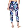 imageRBX Active Womens Capris Leggings Yoga Athletic Workout Cropped LeggingsFloral Riot