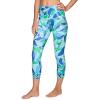 imageRBX Active Womens Capris Leggings Yoga Athletic Workout Cropped LeggingsParadise Blue