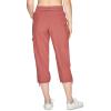imageRBX Active Womens Cargo Capri Pant with Pockets Fashion Lightweight Woven with DrawstringBrick