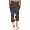 imageRBX Active Womens Cargo Capri Pant with Pockets Fashion Lightweight Woven with DrawstringDeep Charcoal