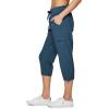 imageRBX Active Womens Cargo Capri Pant with Pockets Fashion Lightweight Woven with DrawstringDeep Teal
