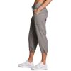 imageRBX Active Womens Cargo Capri Pant with Pockets Fashion Lightweight Woven with DrawstringDriftwood