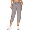 imageRBX Active Womens Cargo Capri Pant with Pockets Fashion Lightweight Woven with DrawstringTawny Taupe