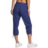 imageRBX Active Womens Cargo Capri Pant with Pockets Fashion Lightweight Woven with DrawstringTwilight Blue
