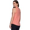 imageRBX Active Womens Fashion Basics Regular Length Super Soft Flowy Yoga Tank TopSeamed Coral