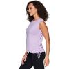 imageRBX Active Womens Fashion Basics Regular Length Super Soft Flowy Yoga Tank TopShirred Lilac