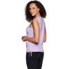 imageRBX Active Womens Fashion Basics Regular Length Super Soft Flowy Yoga Tank TopShirred Lilac