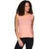 imageRBX Active Womens Fashion Basics Regular Length Super Soft Flowy Yoga Tank TopShirred Pale Peach
