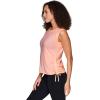 imageRBX Active Womens Fashion Basics Regular Length Super Soft Flowy Yoga Tank TopShirred Pale Peach