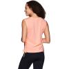 imageRBX Active Womens Fashion Basics Regular Length Super Soft Flowy Yoga Tank TopShirred Pale Peach