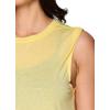 imageRBX Active Womens Fashion Basics Regular Length Super Soft Flowy Yoga Tank TopShoulder Tuck Yellow