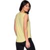 imageRBX Active Womens Fashion Basics Regular Length Super Soft Flowy Yoga Tank TopShoulder Tuck Yellow