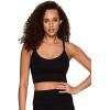 imageRBX Active Womens Fashion Strappy Seamless Low Impact Workout Sports BraCriss Cross Black
