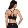 imageRBX Active Womens Fashion Strappy Seamless Low Impact Workout Sports BraStonewash Black