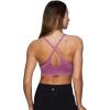 imageRBX Active Womens Fashion Strappy Seamless Low Impact Workout Sports BraStonewash Magenta