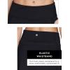imageRBX Active Womens Fashion Stretch Knit Flat Front GolfTennis Athletic Skort with Attached Bike Short and PocketsBlack
