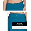 imageRBX Active Womens Fashion Stretch Knit Flat Front GolfTennis Athletic Skort with Attached Bike Short and PocketsTeal