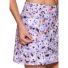 imageRBX Active Womens Fashion Stretch Knit Flat Front GolfTennis Athletic Skort with Attached Bike Short and PocketsWatercolor Meadow Multi