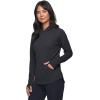 imageRBX Active Womens Fashion Yoga Lightweight Long Sleeve Pullover Hoodie TopHeathered Black