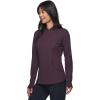 imageRBX Active Womens Fashion Yoga Lightweight Long Sleeve Pullover Hoodie TopHeathered Plum