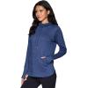 imageRBX Active Womens Fashion Yoga Long Sleeve Soft Lightweight Hoodie Pullover TopBlue Shadow Heather