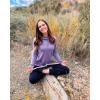 imageRBX Active Womens Fashion Yoga Long Sleeve Soft Lightweight Hoodie Pullover TopBlue Shadow Heather