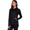 imageRBX Active Womens Fashion Yoga Long Sleeve Soft Lightweight Hoodie Pullover TopHood Blackgrey