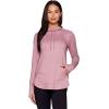 imageRBX Active Womens Fashion Yoga Long Sleeve Soft Lightweight Hoodie Pullover TopHood Light Pink