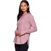imageRBX Active Womens Fashion Yoga Long Sleeve Soft Lightweight Hoodie Pullover TopHood Light Pink