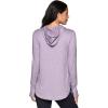 imageRBX Active Womens Fashion Yoga Long Sleeve Soft Lightweight Hoodie Pullover TopLavender Smoke Heather