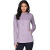 imageRBX Active Womens Fashion Yoga Long Sleeve Soft Lightweight Hoodie Pullover TopLavender Smoke Heather