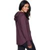 imageRBX Active Womens Fashion Yoga Long Sleeve Soft Lightweight Hoodie Pullover TopPlum Heather