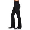 imageRBX Active Womens Full Length Tummy Control Workout Bootcut Yoga PantsCtn Black