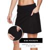 imageRBX Active Womens GolfTennis Everyday Casual Athletic Skort with Bike ShortsS20 Black