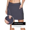 imageRBX Active Womens GolfTennis Everyday Casual Athletic Skort with Bike ShortsS20 Charcoal