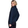 imageRBX Active Womens Lightweight Soft Plush Fleece Cowl Neck Pullover SweatshirtDark Teal Texture