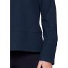 imageRBX Active Womens Lightweight Soft Plush Fleece Cowl Neck Pullover SweatshirtDark Teal Texture