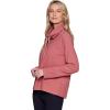 imageRBX Active Womens Lightweight Soft Plush Fleece Cowl Neck Pullover SweatshirtDusty Clay Texture